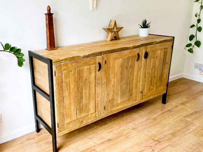 Homemade wooden cabinet